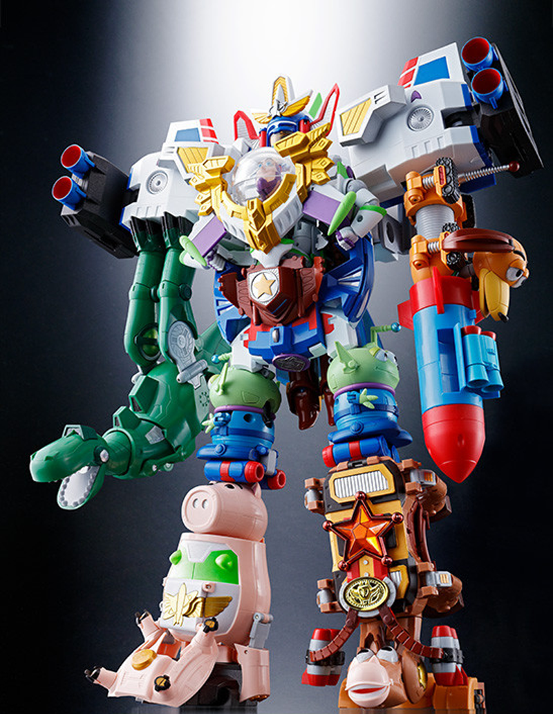 Illustration for article titled That Toy Story Voltron Toy Just Got Even Wilder